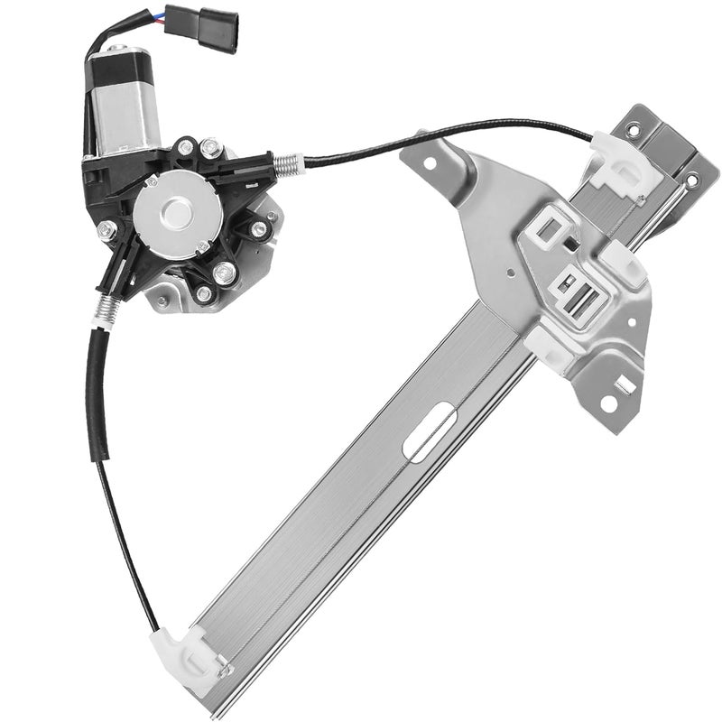 XIMAKA Rear Passenger Side Power Window Regulator with Motor (2 Pins) Fit for 2006-2013 Chevy Impala, 2014-2016 Chevrolet Impala Limited Sedan, 748-511 - Image 1